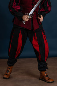 Landsknecht trousers red-black