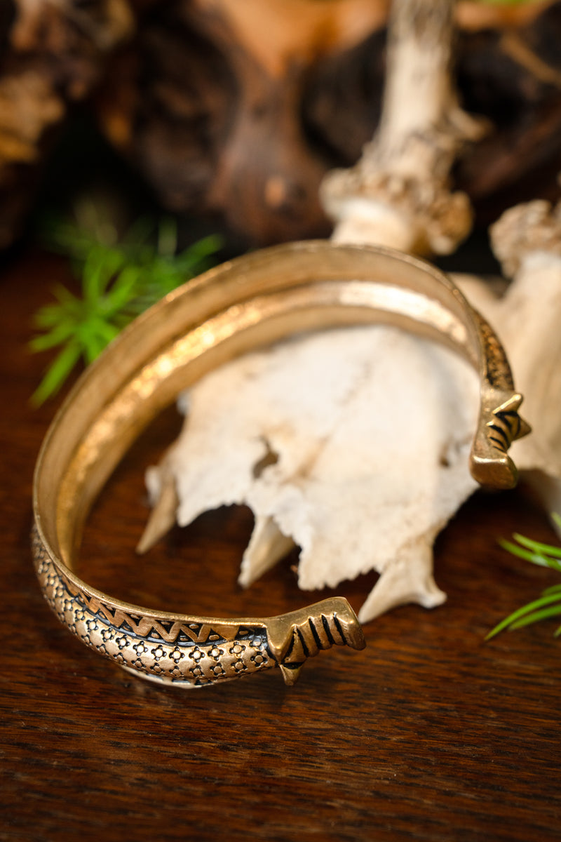 10. årh. Rusvik armbånd, bronze