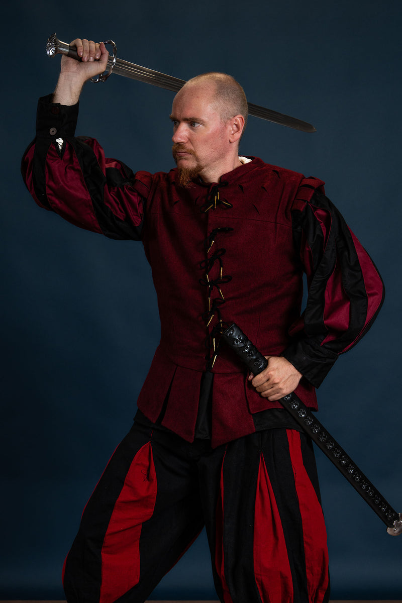 Landsknecht Katzbalger, halb scharf