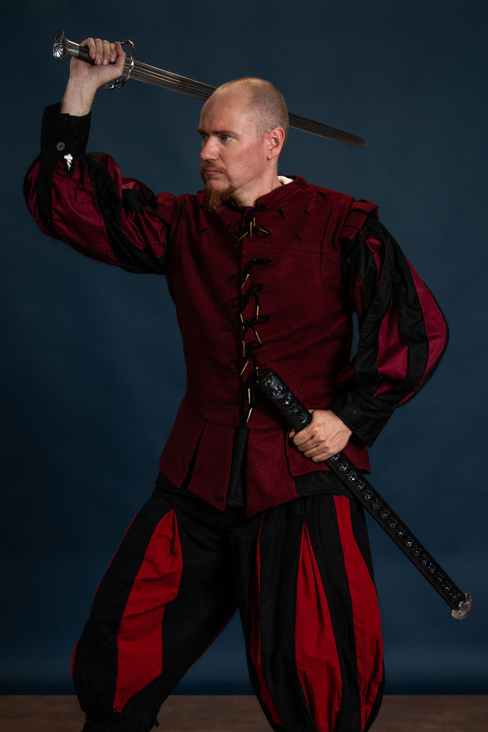 Doublet Columbus, red, wool mix