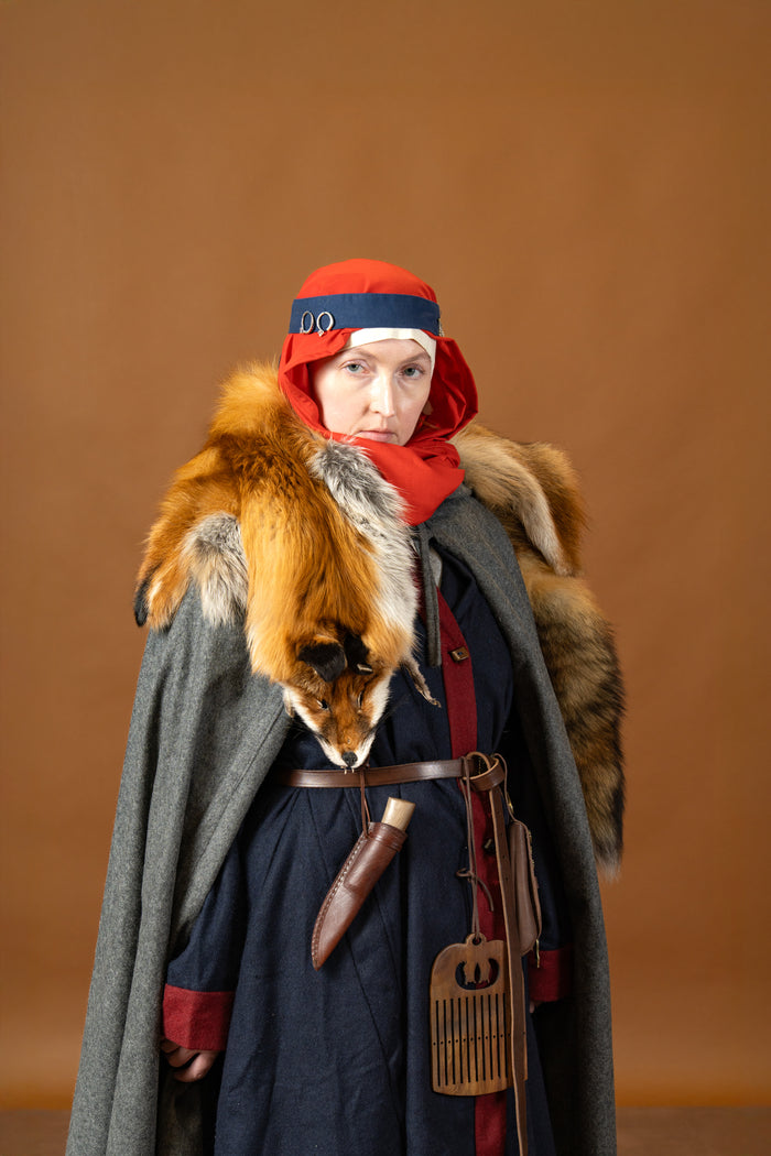 Cloak Hibernus, grey, wool mix