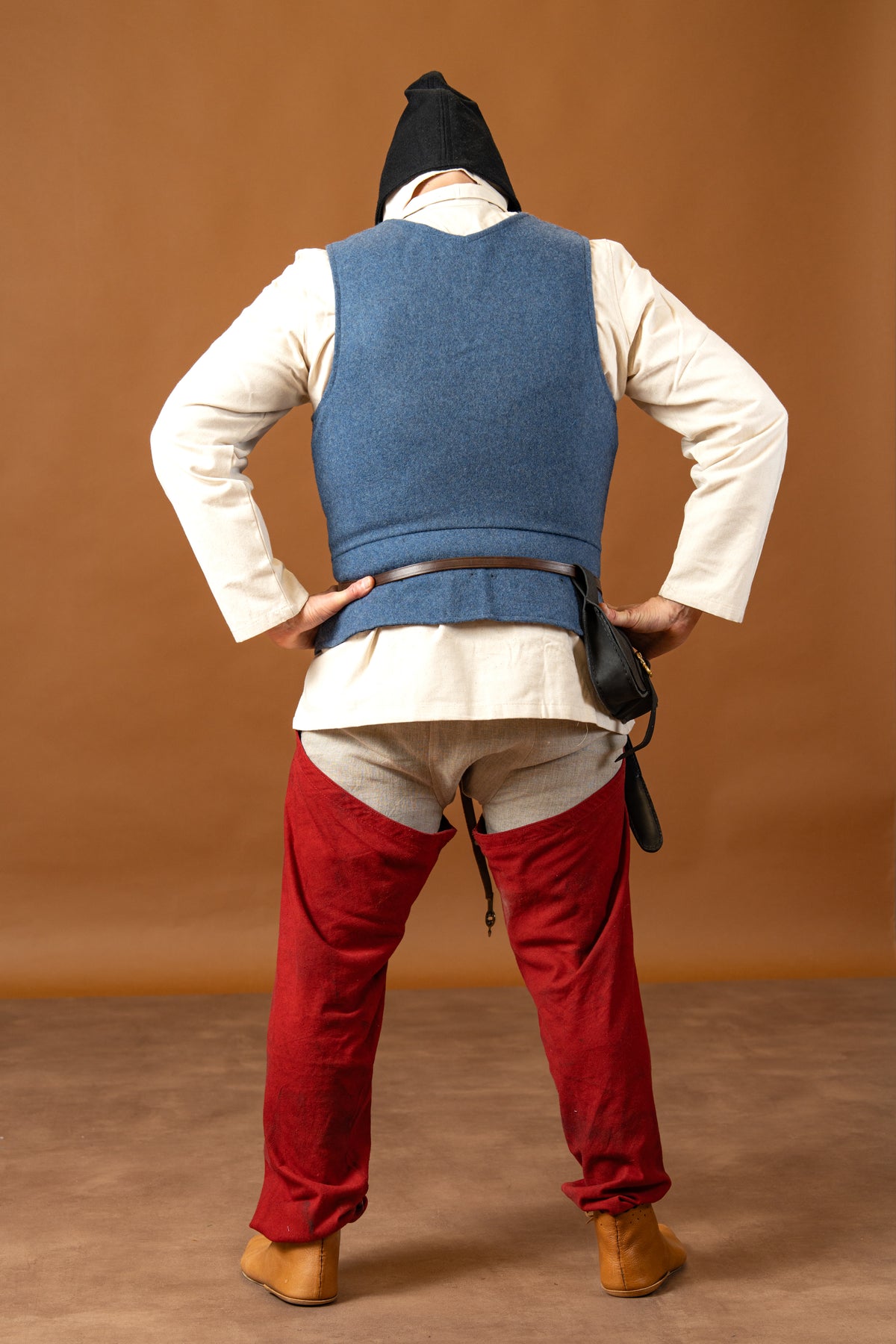 14th-15th Century Pourpoint, Wool, Blue