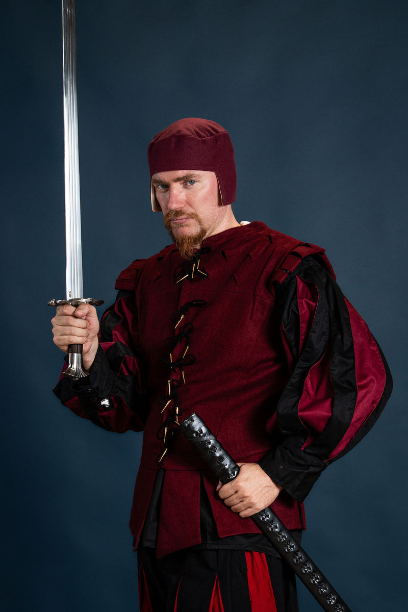 Landsknecht Katzbalger, halb scharf