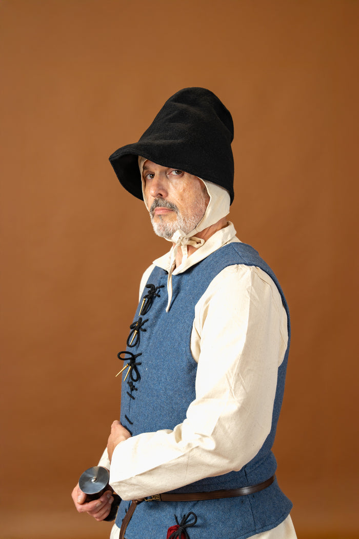 Bycocket, black, wool mix