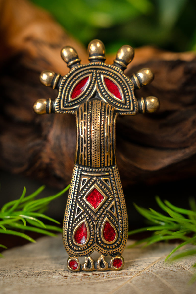 Saxon bow fibula Kent, bronze