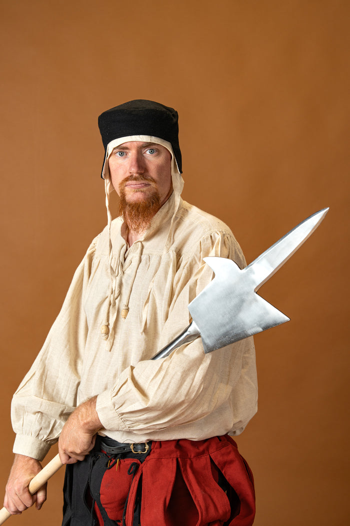 15th century halberd, semi-sharp