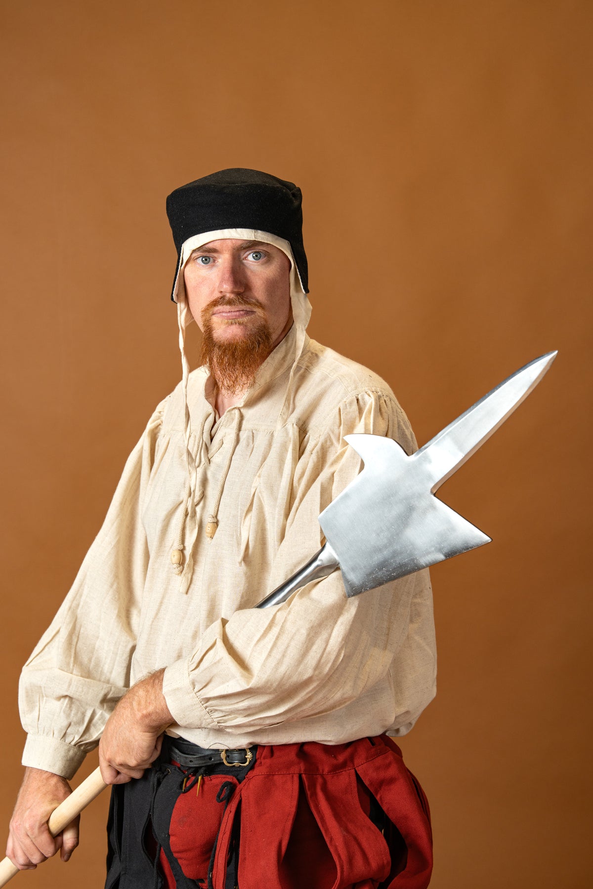 15th century halberd, semi-sharp