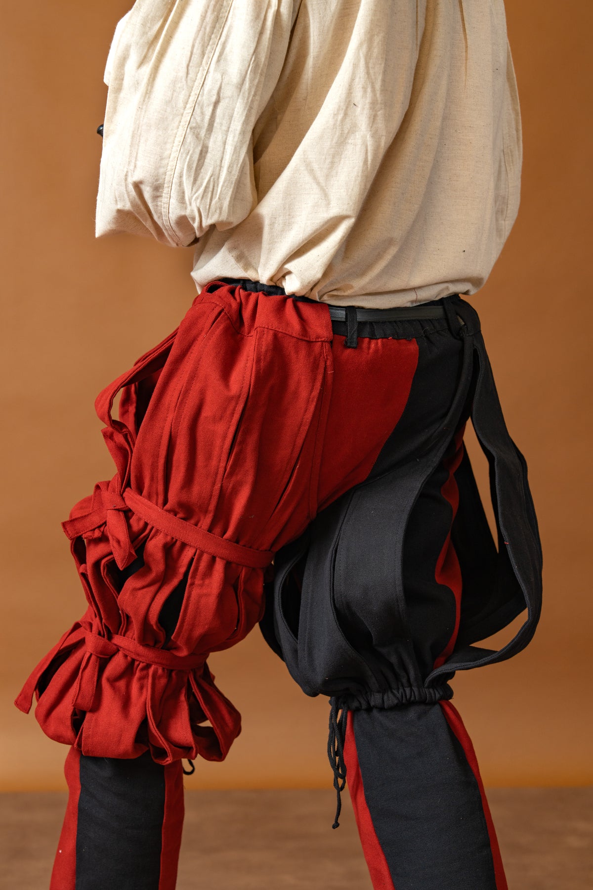 Landsknecht puffy trouser leg Ernst, red, per piece