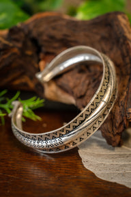 10th century Rusvik bracelet, silvered bronze