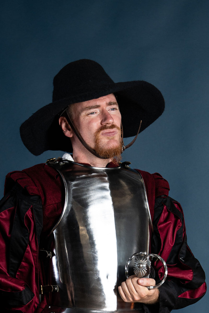 Kapelusz Guthrie, czarny, filc wełniany