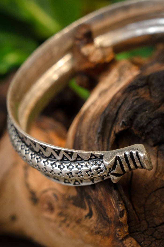 10th century Rusvik bracelet, silvered bronze