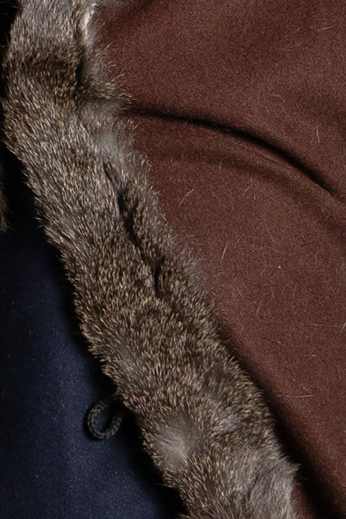 Jarl fur caftan, brown