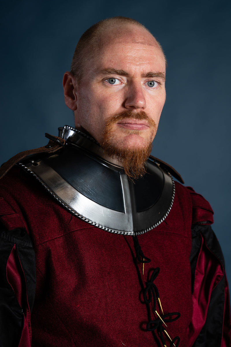 Obroża (gorget) Kaspar, XVI wiek, brązowana, 1,2 mm