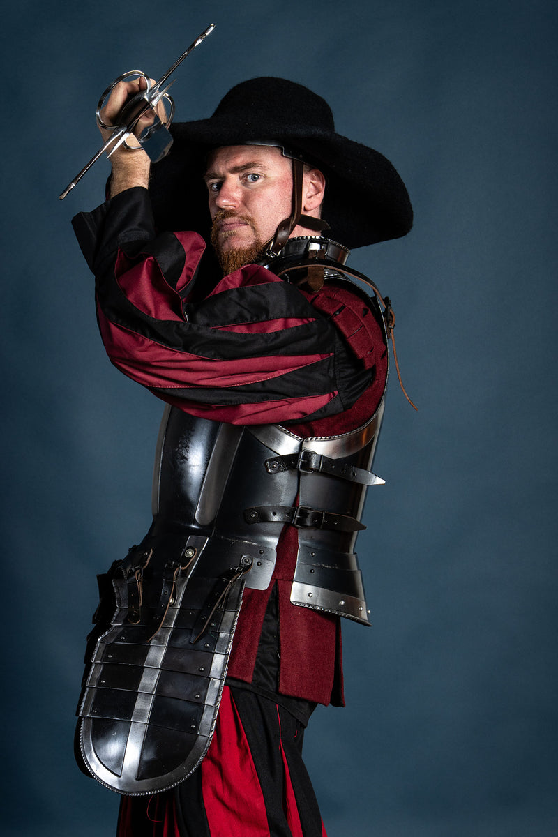 Obroża (gorget) Kaspar, XVI wiek, brązowana, 1,2 mm