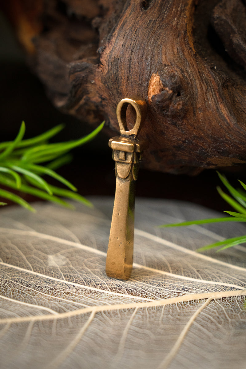 Slavic pendant Swiatowid, bronze