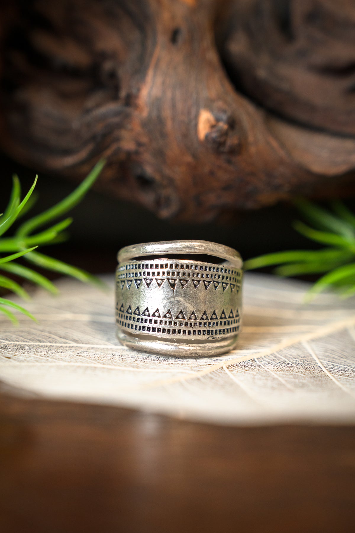 Viking ring, Baltic, silver-plated bronze