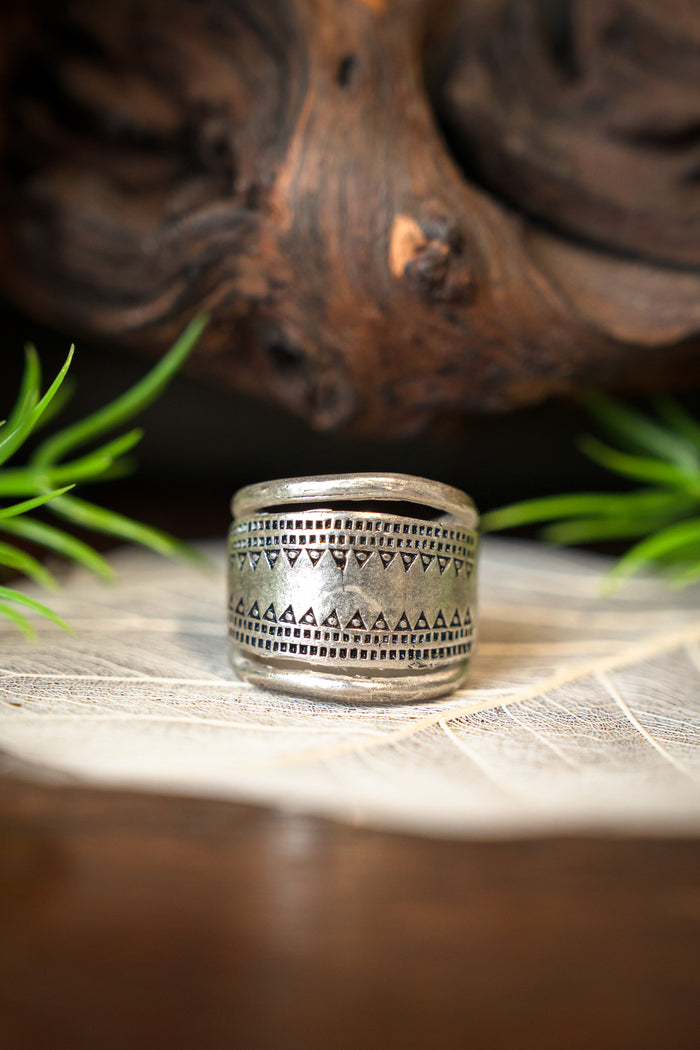 Viking ring, Baltic, silver-plated bronze