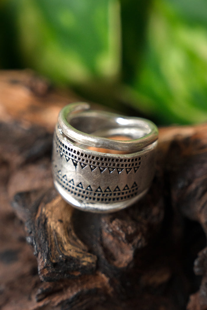 Viking ring, Baltic, silver-plated bronze