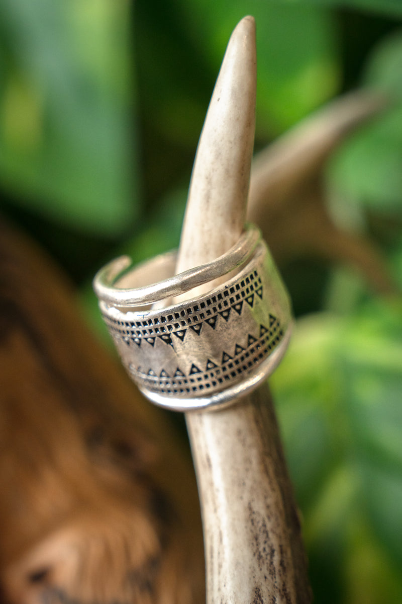 Anello vichingo baltico, bronzo argentato