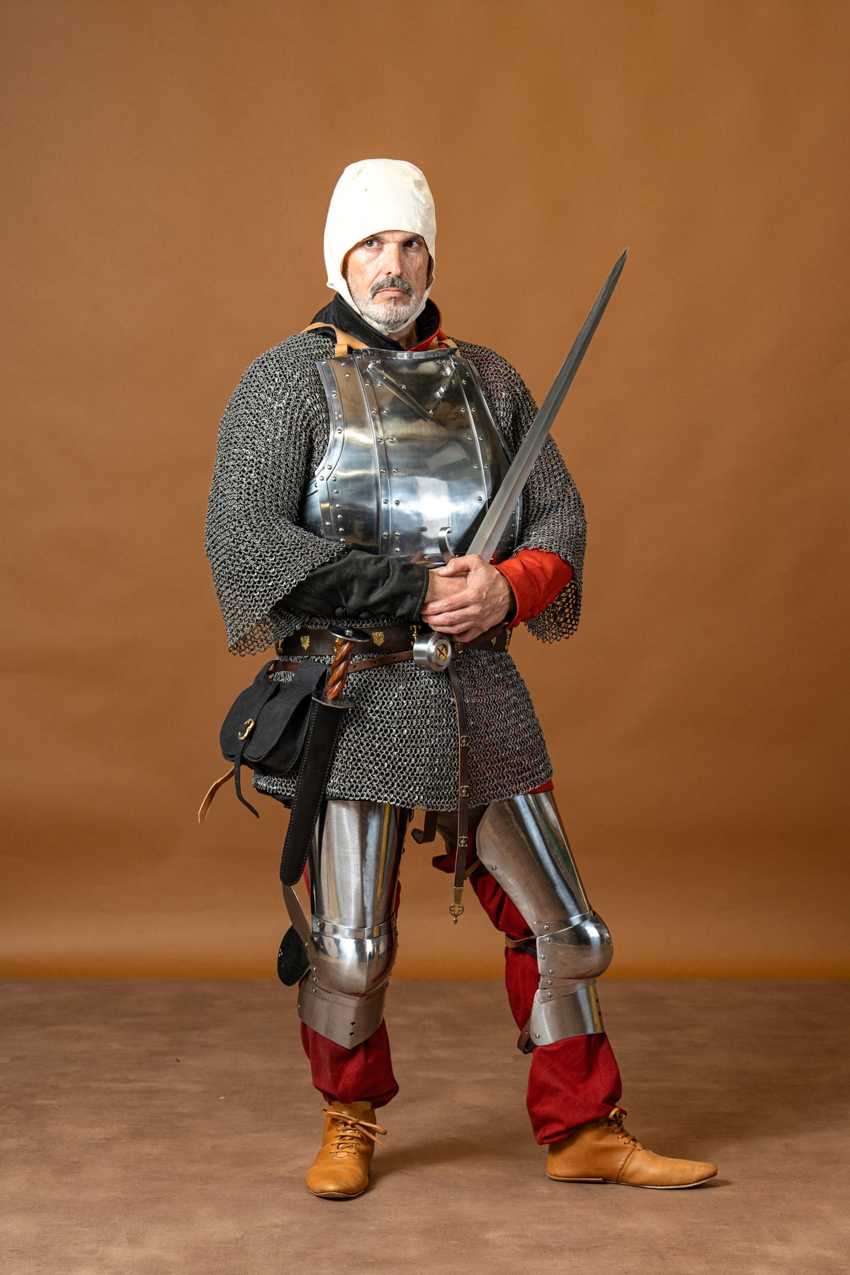 Milanese leg armour, 1.6 mm