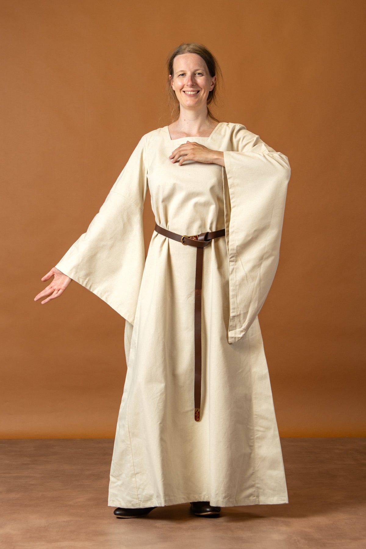 Medieval chemise Klara, underdress, natural