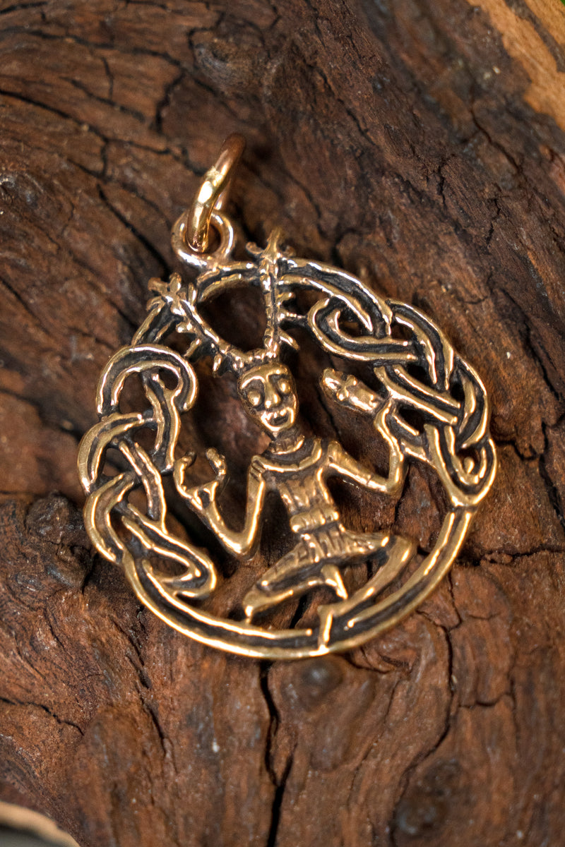 Vedhæng Cernunnos Gundestrup, bronze