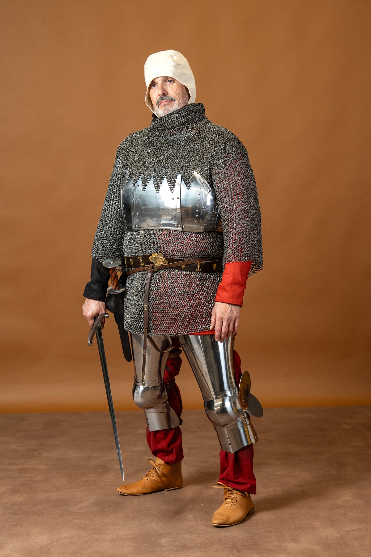 Milanese leg armour, 1.6 mm