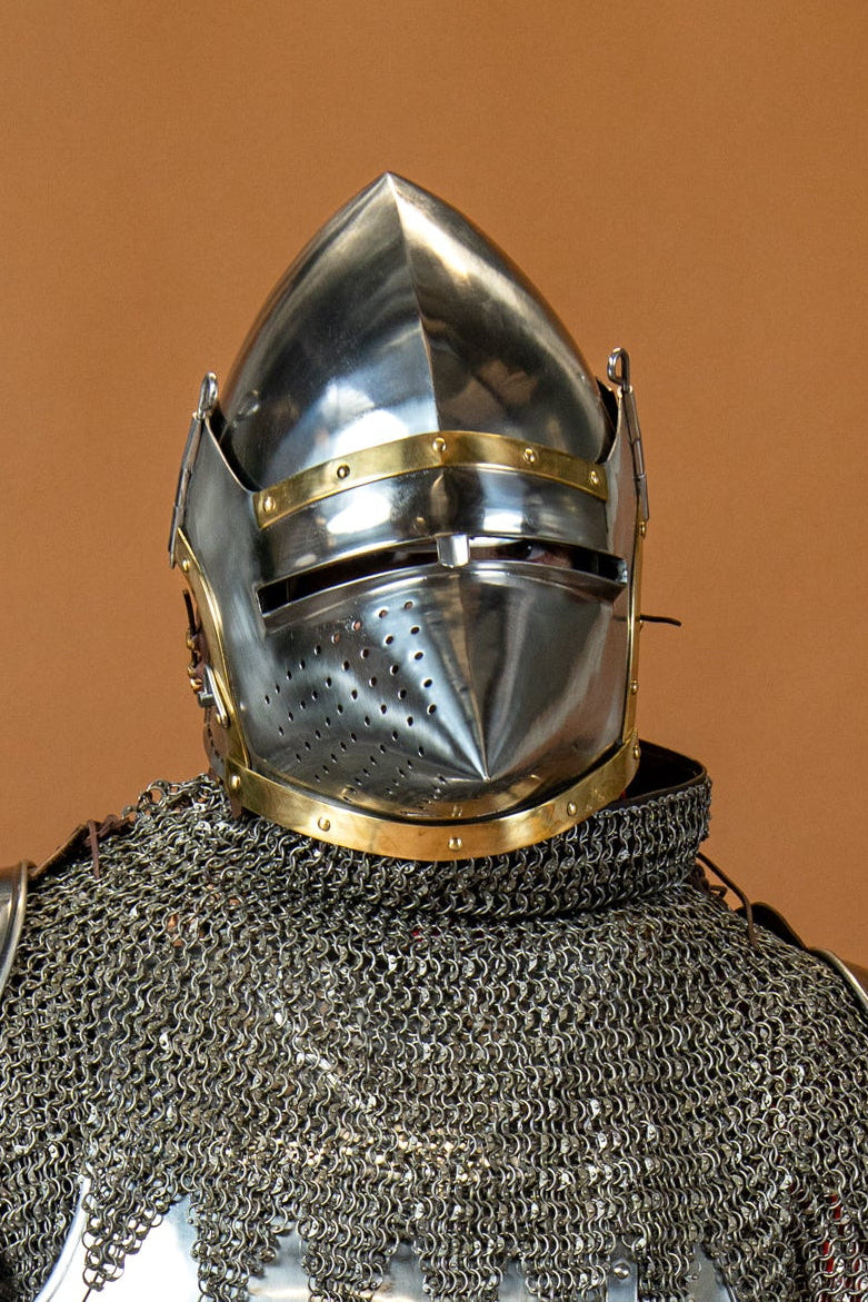 Churburg bascinet, 2 mm (battle-ready)