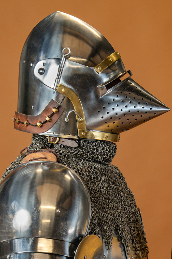 Churburg bascinet, 2 mm (battle-ready)