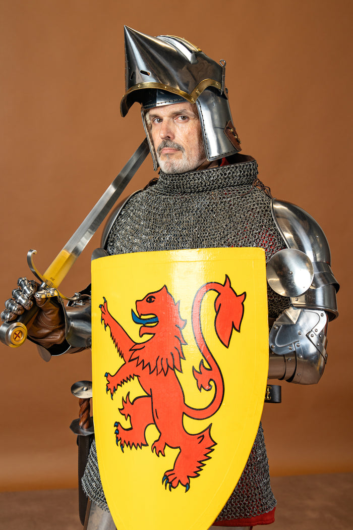 Churburg bascinet, 2 mm (battle-ready)