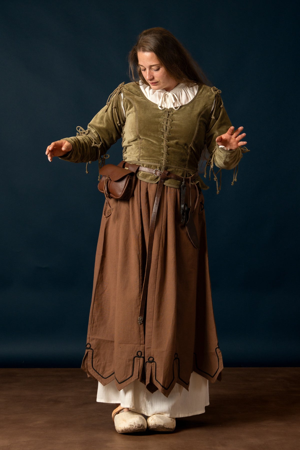 Renaissance skirt, brown