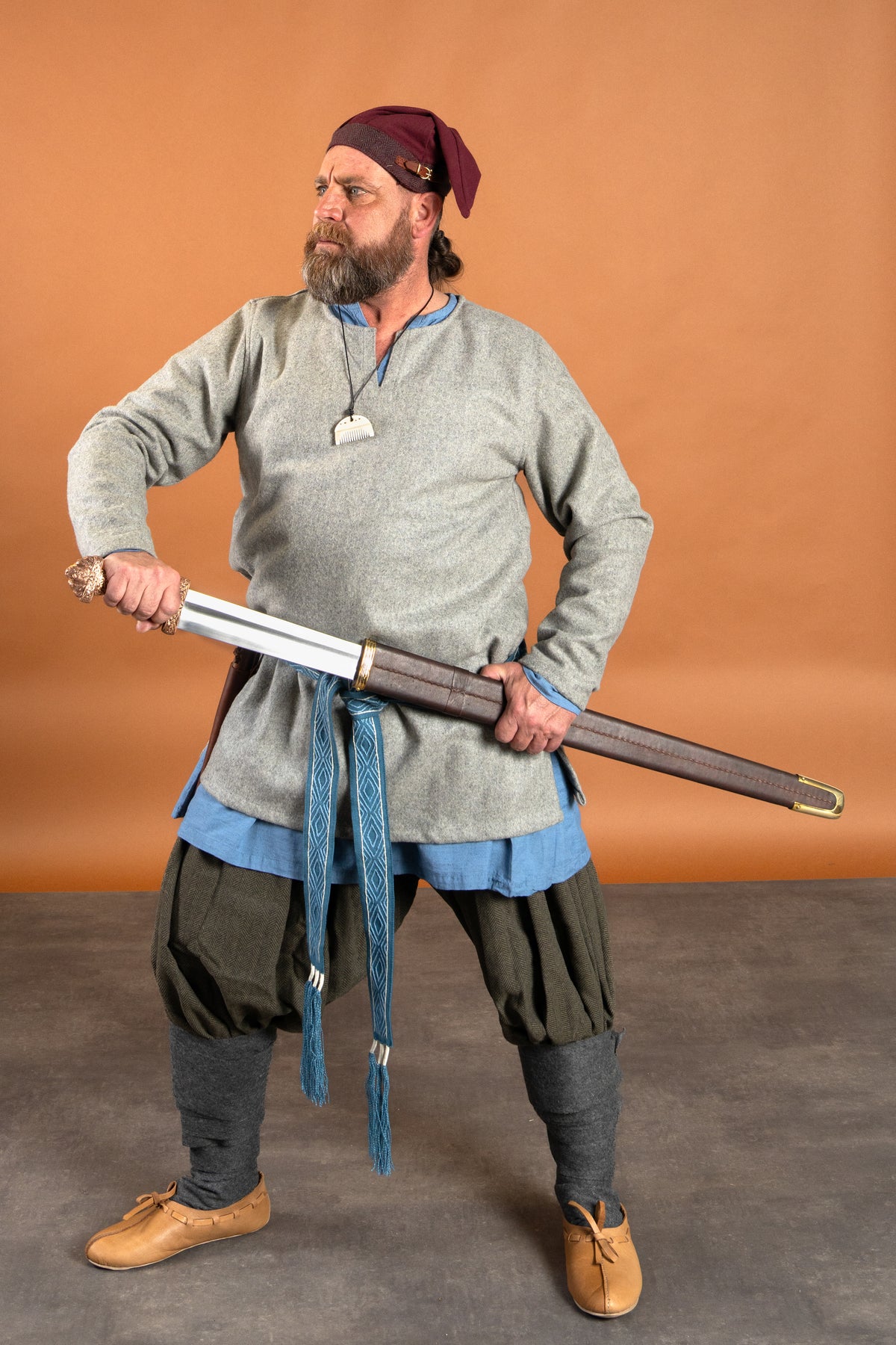 Vendel sword Gotland (Broa), 8th century, semi-sharp