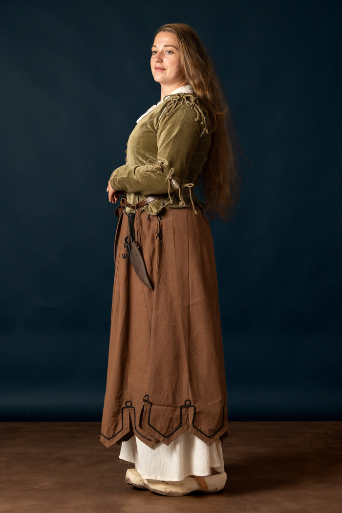 Renaissance skirt, brown