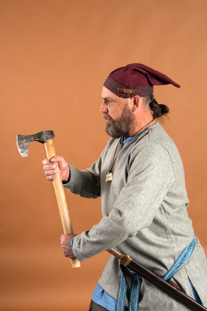 Viking Axe, Hand-Forged Steel, Type B, semi-sharp