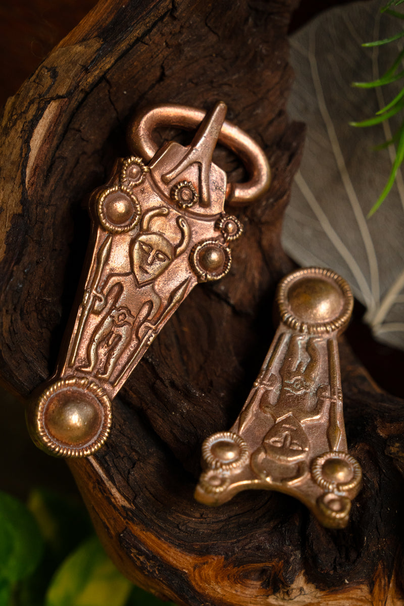 Viking riemgesp en riemeinde Odin