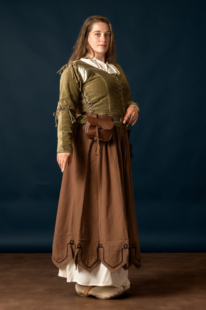 Renaissance skirt, brown