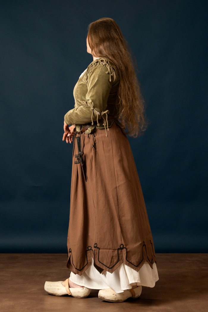 Renaissance skirt, brown
