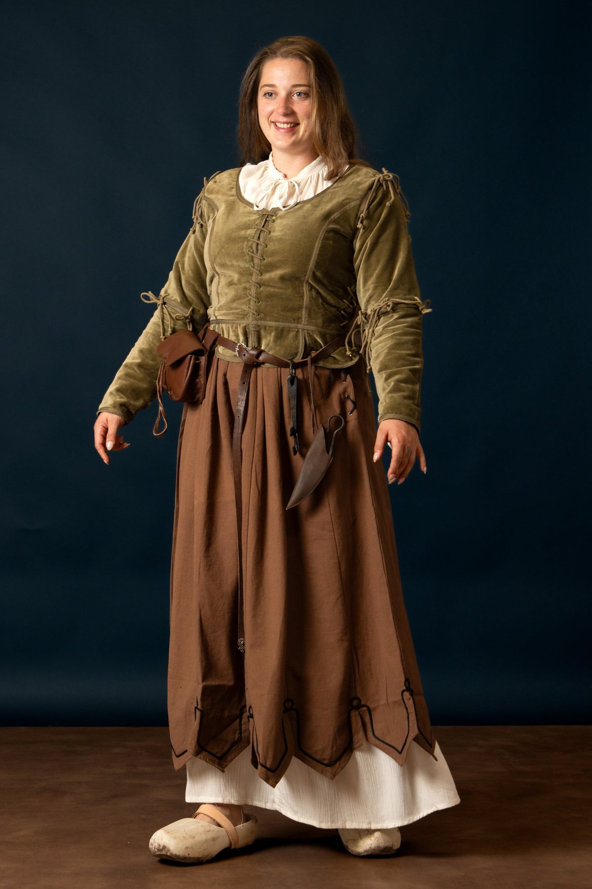 Renaissance skirt, brown