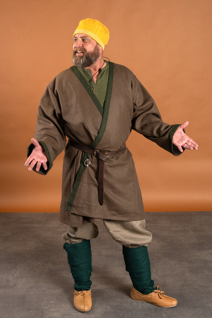 Linen Viking Trousers Odin, grey