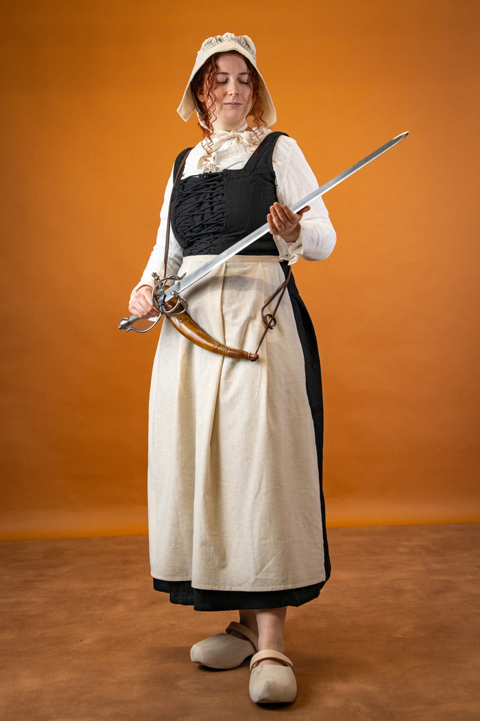 Apron, natural colour
