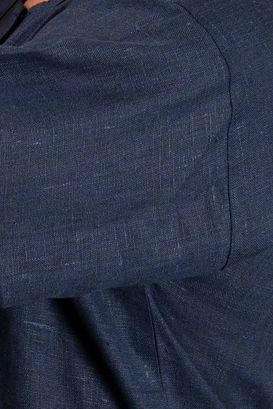 Medieval linen tunic, blue