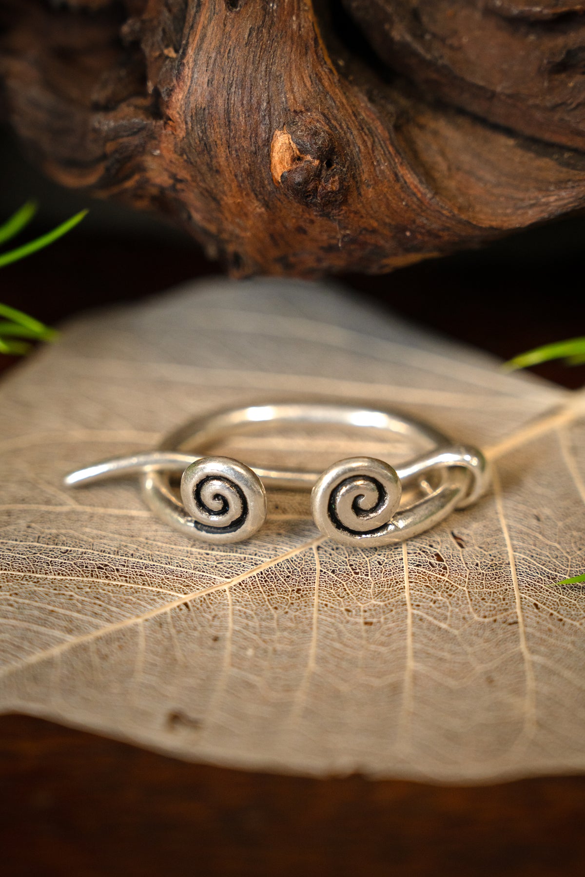 Viking small horseshoe fibula Birka, silvered bronze