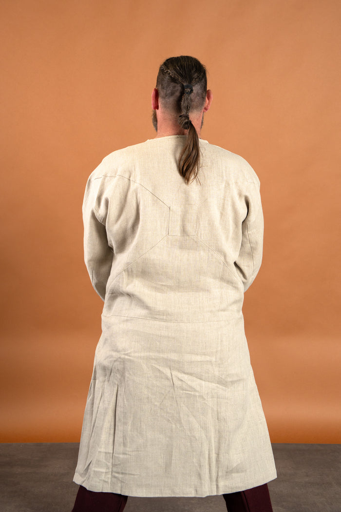 Medieval undertunic Viborg, linen, natural