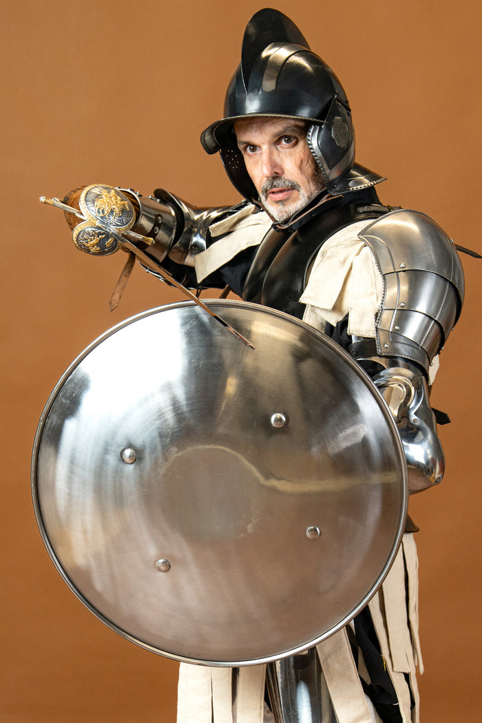 16th century rotella shield, 59 cm