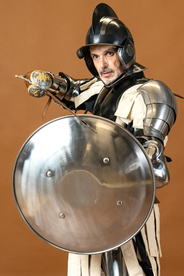 16th century rotella shield, 59 cm