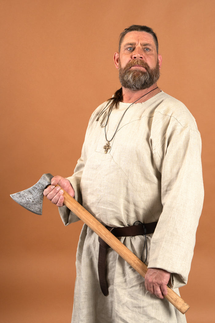 Medieval undertunic Viborg, linen, natural