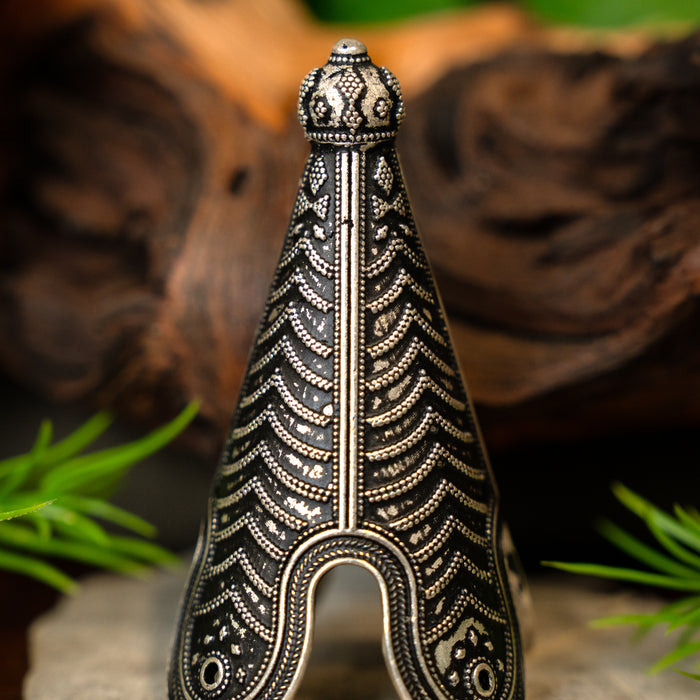 Birka hat tip silvered
