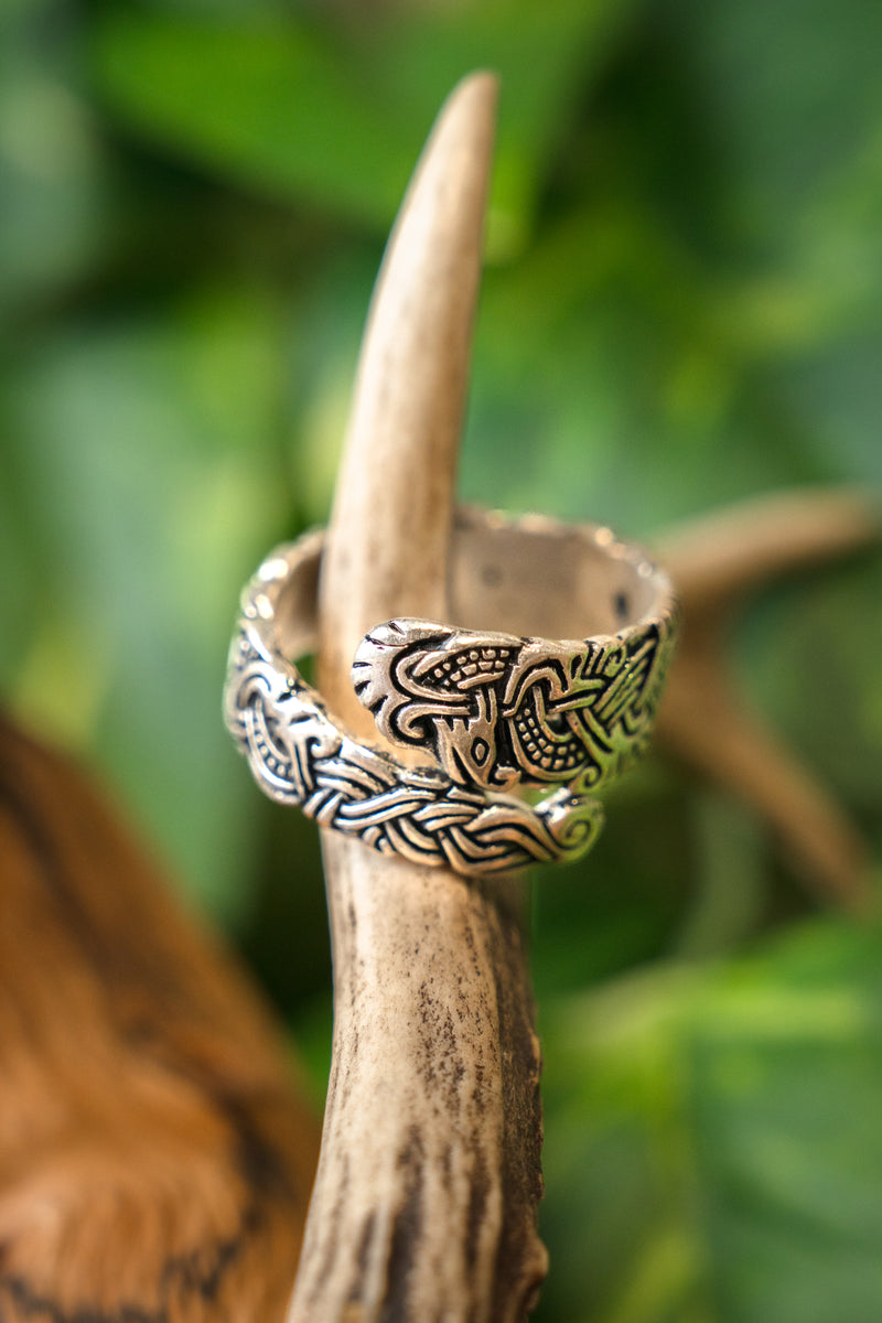 Viking Ring Isle of Man, silvered bronze