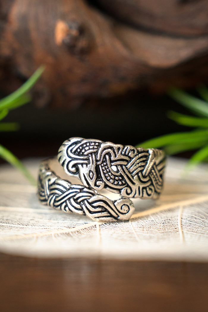 Viking Ring Isle of Man, silvered bronze