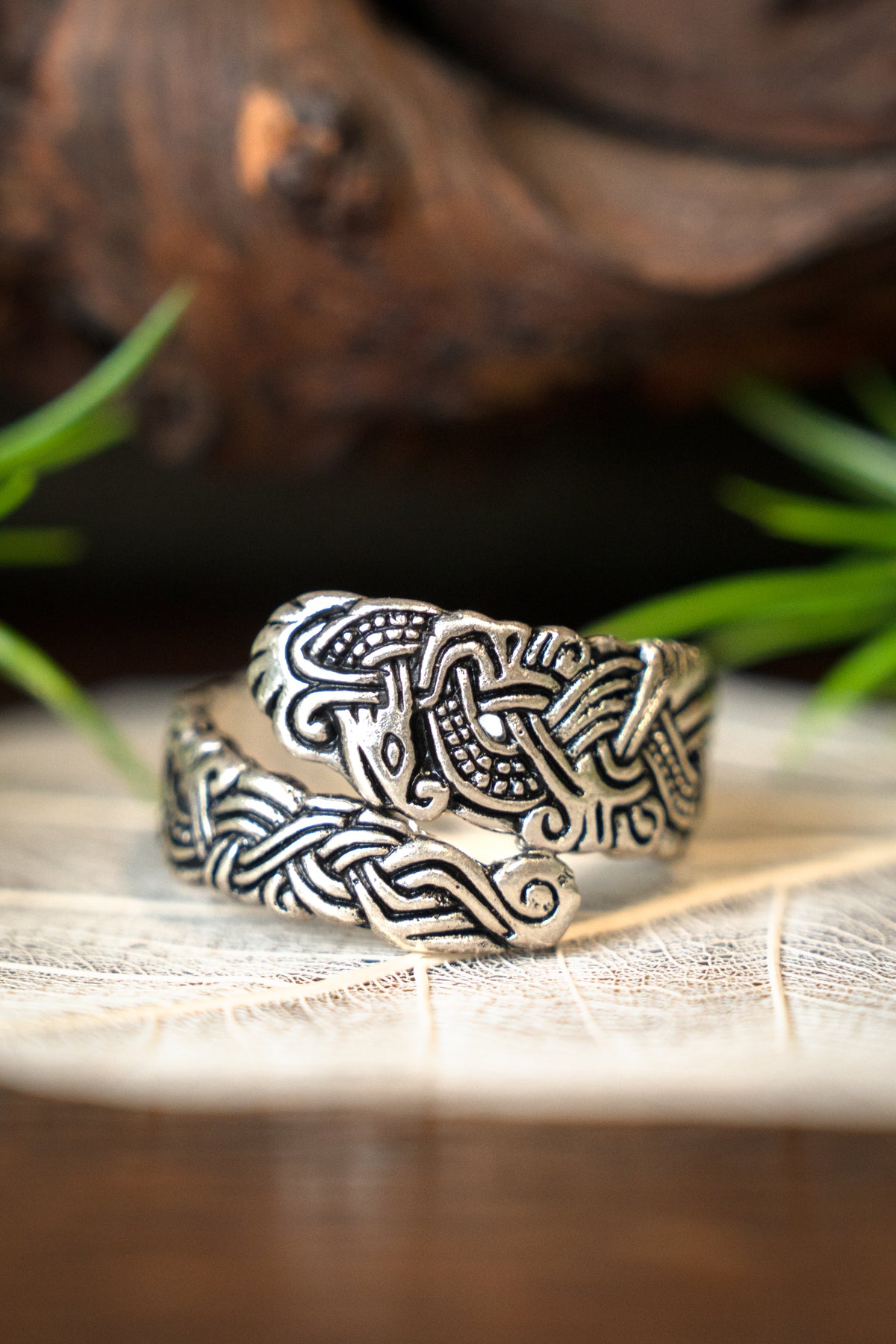 Viking Ring Isle of Man, silvered bronze